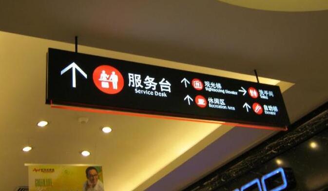 购物中心吊牌灯箱(图1)