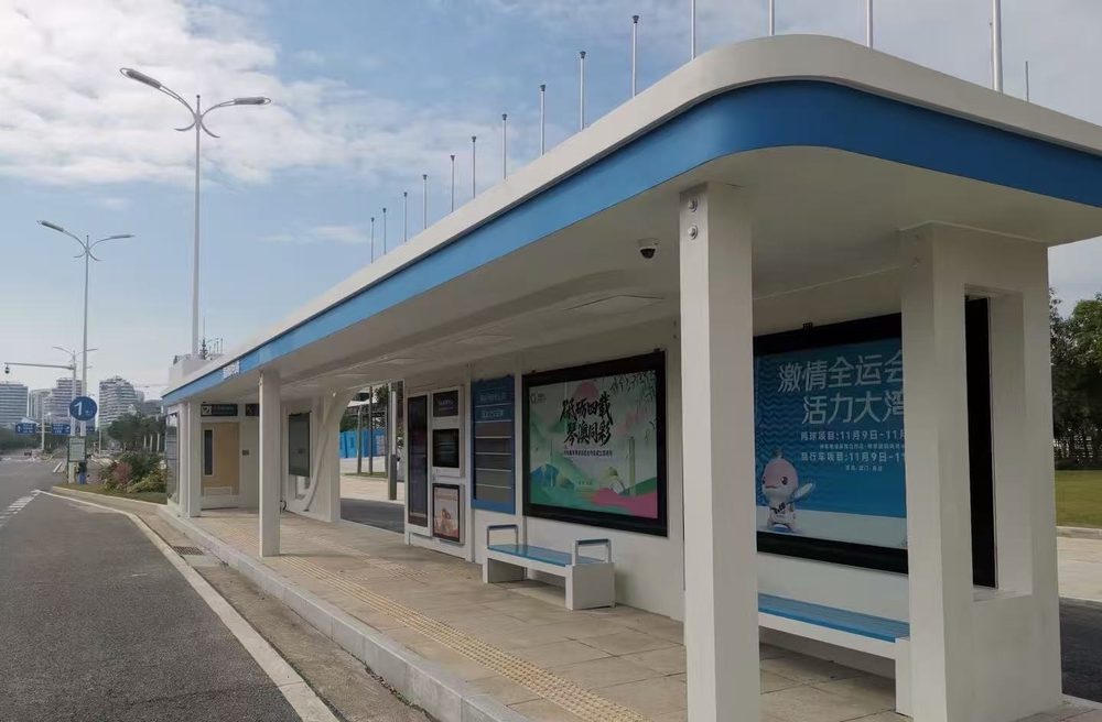 公交候车亭图纸深化加工案例